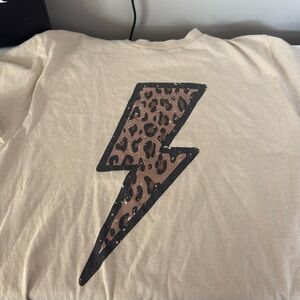 Lighting bolt tee